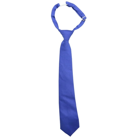 Andy & Evan Little Boys' Solid Tie, Blue, 5Y-7Y
