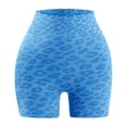 thumbnail image 4 of Endives Womens Yoga Short High Waist Elastic Gym Fitness Yoga Wear Scrunch Butt Lift Biker Shorts Running Cycling Sky Blue, 4 of 5