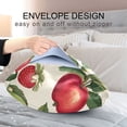 thumbnail image 4 of Yayeee Pillowcase King Size Set of 2 Satin Wrinkle Resistant Pillow Case, Apple Leaves Pattern, 4 of 7