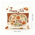 thumbnail image 4 of AuroraX Thanksgiving Throw Pillow Covers Fall Pumpkin Pillow Cases Outdoor Farmhouse Maple Leaf Rustic Thanksgiving Home Decor White, 4 of 7