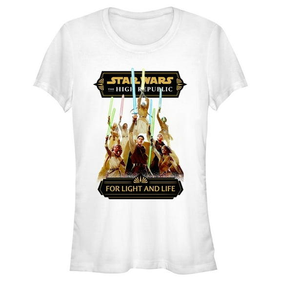 Junior's Star Wars The High Republic Jedi For Light and Life  Graphic Tee White 2X Large