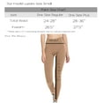 thumbnail image 2 of Sofra Women's Seamless High Waist Fleece Lined Warm Winter Leggings (Fits Small to Large), 2 of 5