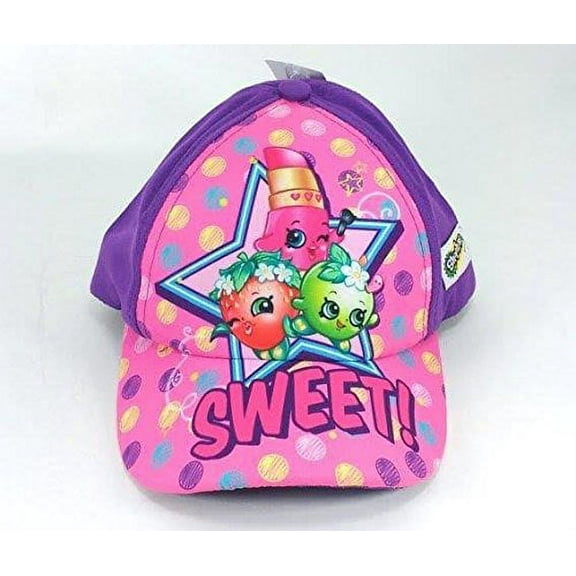 Baseball Cap - Shopkins - Group Purple Adjustable Kids/Youth 246387