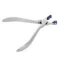 Stainless Steel Eyeglasses Plier High Hardness Double Rubber Stopper