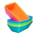 thumbnail image 4 of GOOHOCHY 12 unids para hornear moldes de pasteles Tazas de pasteles Postre moldes Herramientas para hornear en casa (color al azar), 4 of 7