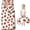 Strawberry and Dot White Pattern, variant on Strawberry and Dot White Pattern Teens Toddler Nap Mat with Pillow, Sleeping Mat Bag for Preschool Daycare 59"x22"