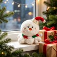 thumbnail image 2 of Christmas Stuffed Ornaments, Cute Santa Snowman Reindeer Gingerbread Man Stuffed Dolls, Holiday Stuffed Figures For Xmas Tree Hanging & Desktop Display, 2 of 6