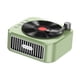 thumbnail image 2 of Altavoz portátil con sonido estéreo retro y reproductor de CD de audio premium para escuchar música Verde, 2 of 9