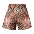 thumbnail image 4 of HAIJIE Women Swim Shorts Comfy Shorts Sweatshorts Womens Cargo Shorts for Women Wife Elastic Waist Embroidered Ruffle Shorts, 4 of 4