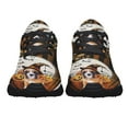 thumbnail image 5 of Boxer Dog Happy Halloween Shoes Women's Fashion Sneakers Tennis Running Shoes for Men Women Black Size 4, 5 of 7