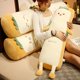 thumbnail image 4 of Almohada de pan de peluche de 110/130cm de largo, bonita simulación de tostada, almohada de muñeca suave, cojín, decoración del hogar, juguetes, regalo de cumpleaños, 4 of 5