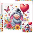 thumbnail image 1 of Con Cuentas Cuadradas 5D DIY Kit Corazón Amor Del 35x35cm, 1 of 9