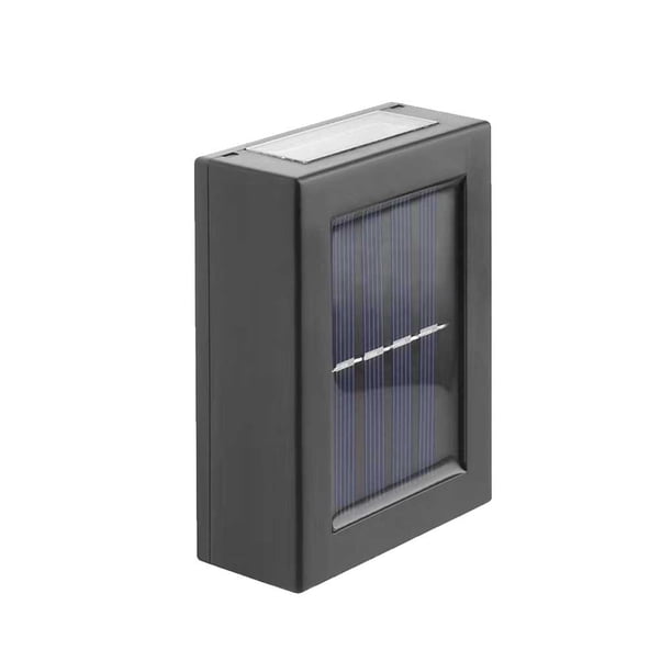 Moyic Luz de pared con energía solar IP65 Dormitorio impermeable Sala de estar Cocina Jardín Patio Camino Pasillo Lámpara decorativa Iluminación y accesorios Iluminación cálida
