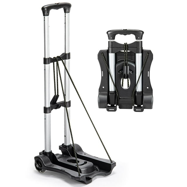 Carretilla de mano plegable Dolly Gorpuire pequeña con 2 ruedas de 50 kg