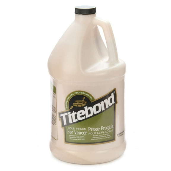 Titebond Cold Press Veneer Glue, Gallon, Translucent, Moderate Set Time