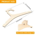 thumbnail image 5 of FUYGRCJ 20PCS Kids Wooden Hangers,9'' Kids Baby Toddler Children Wooden Hangers for Clothes & Pants,Baby Children Wooden Hangers, 5 of 8