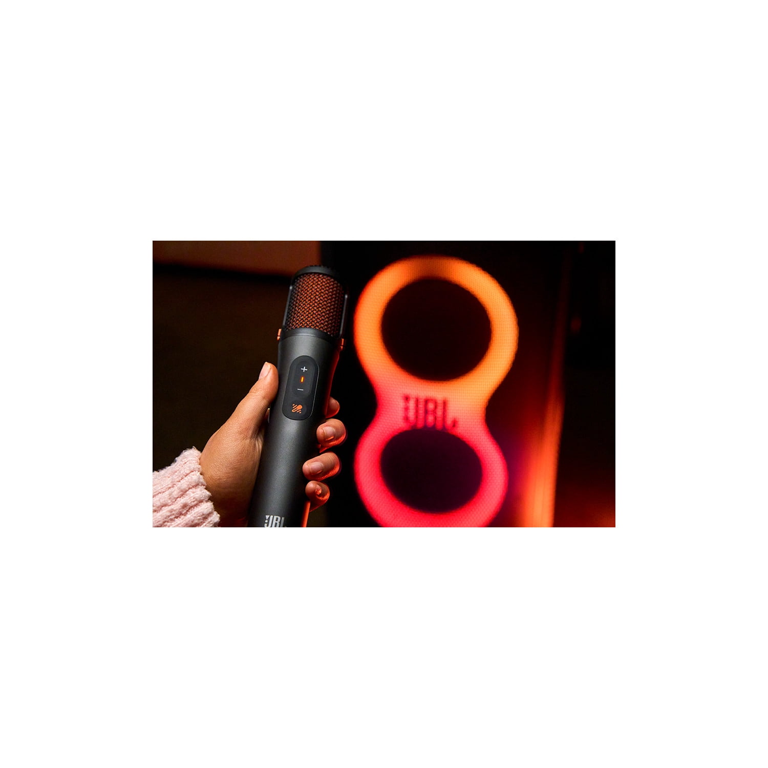 JBL EasySing Mics - Two wireless AI-powered microphones with real-time vocal removal - Black