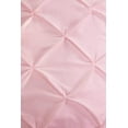 thumbnail image 3 of Chezmoi Collection Sydney 7-Piece Pinch Pleat Comforter Set, Lightweight Pintuck Bedding for All Season, King, Pink, 3 of 7