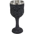 thumbnail image 2 of Ebros Celtic Knotwork Rune Celestial Moon Dragon Wine Goblet Chalice Cup 6oz, 2 of 6