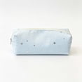 thumbnail image 3 of School_Supplies Under $1 dollars!Special Pencil Case Pouch, Large Capacity Star Canvas Pencil Case Durables Zipper Pouch Organizer ForOffice Travel Storage Cute Aesthetical Bag DailyUse, Light Blue, 3 of 7