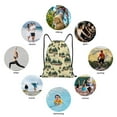 thumbnail image 6 of Rocae Camping Caravan 1 for Gym Bag Drawstring Bags Gym Backpack for Gym, Travel, Sports, Swimming, Beach-Medium, 6 of 6