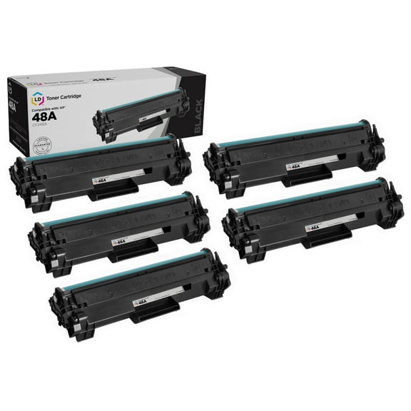 LD Products Compatible Replacement for HP 48A CF248A Black Toner 5PK for M15w