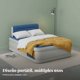 thumbnail image 2 of Abbraccia Colchón inflable automático, cama de aire gemela, bomba integrada, colchón portátil para camping y hogar, 2 of 6