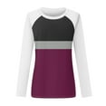 Cyinyin Workout Tops for Women Shirt For Women's Fashion Casual Raglan