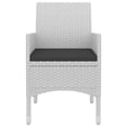 thumbnail image 5 of Bowery Hill Contemporary PE Rattan Medium Garden Dining Set White, 5 of 10