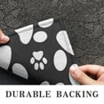 thumbnail image 6 of Black Paw Door Rugs,Washable Non Slip Door Mats Indoor,Decorative Door Mats,Entry Mat Indoor for Entrance,Bedroom,Kitchen,Bathroom,20"x32", 6 of 6