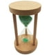 thumbnail image 2 of Reloj de arena con marco de madera, juguete infantil para la cocina o el baño. Verde 12min, 2 of 7