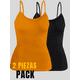 thumbnail image 4 of Set De Dos Blusas Mujer Tirantes Unitalla Casual Blusa Crop Top Dama, 4 of 5