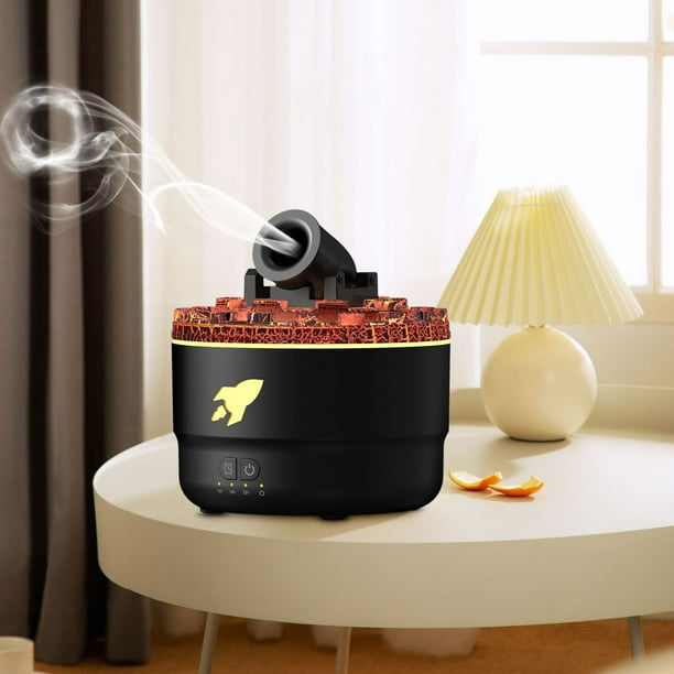 Xihbxyly Las mejores ofertas 2024 Nueva Aromaterapia en Batería, Conveniente Para Hogar, Dormitorio, Luz dellama Colorida, Humidificador en Gran Pulverización