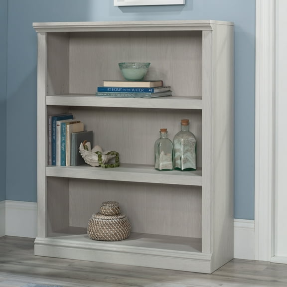 Sauder Select Engineered Wood 3-Shelf Bookcase in Glacier Oak Finish