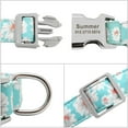 thumbnail image 5 of Beirui Personalised Dog Collar Nylon Flower Stripes Engraved Name for Small Large Breeds Adjustable, 5 of 8