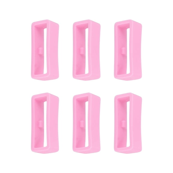 6Pcs Replacement 20/22 mm Inner Width Watch Strap Part, Soft Watch Band Holder for Retaining Sport Loop Ring Smart Watch Belt