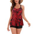 thumbnail image 2 of Camisola de cuerpo dividido para mujer Conjuntos de bikinis con estampado de hojas conservadoras OAVQHLG3B Store lin121212, 2 of 3
