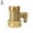 US, variant on 3/4" Garden Hose Shut Off Valve Water Pipe Faucet Connector-Solid Brass~ E3K9