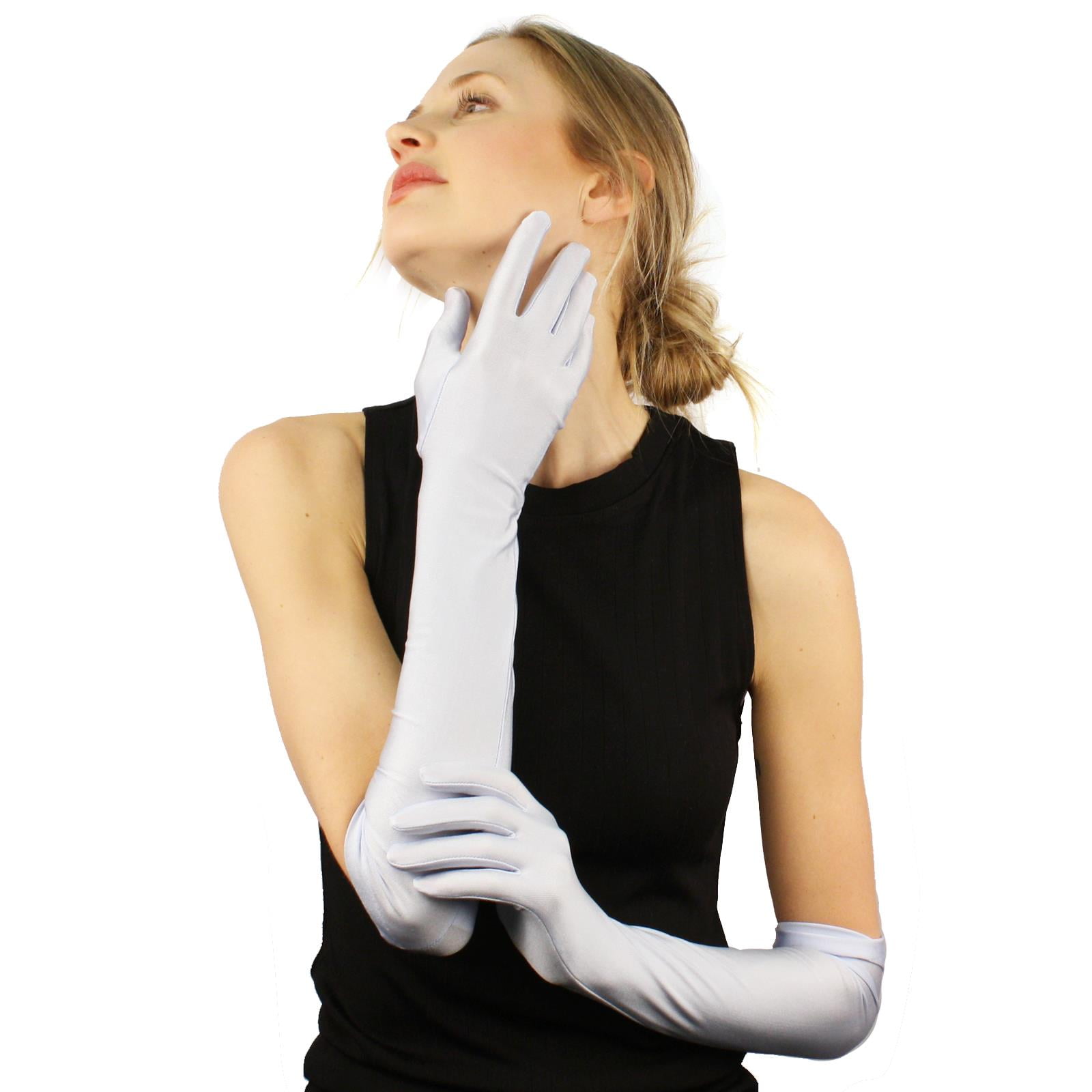 elbow length dress gloves