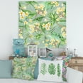 thumbnail image 2 of Designart ' Yellow Flowers and Tropical Foliage XIV ' Modern Canvas Wall Art Print, 2 of 4