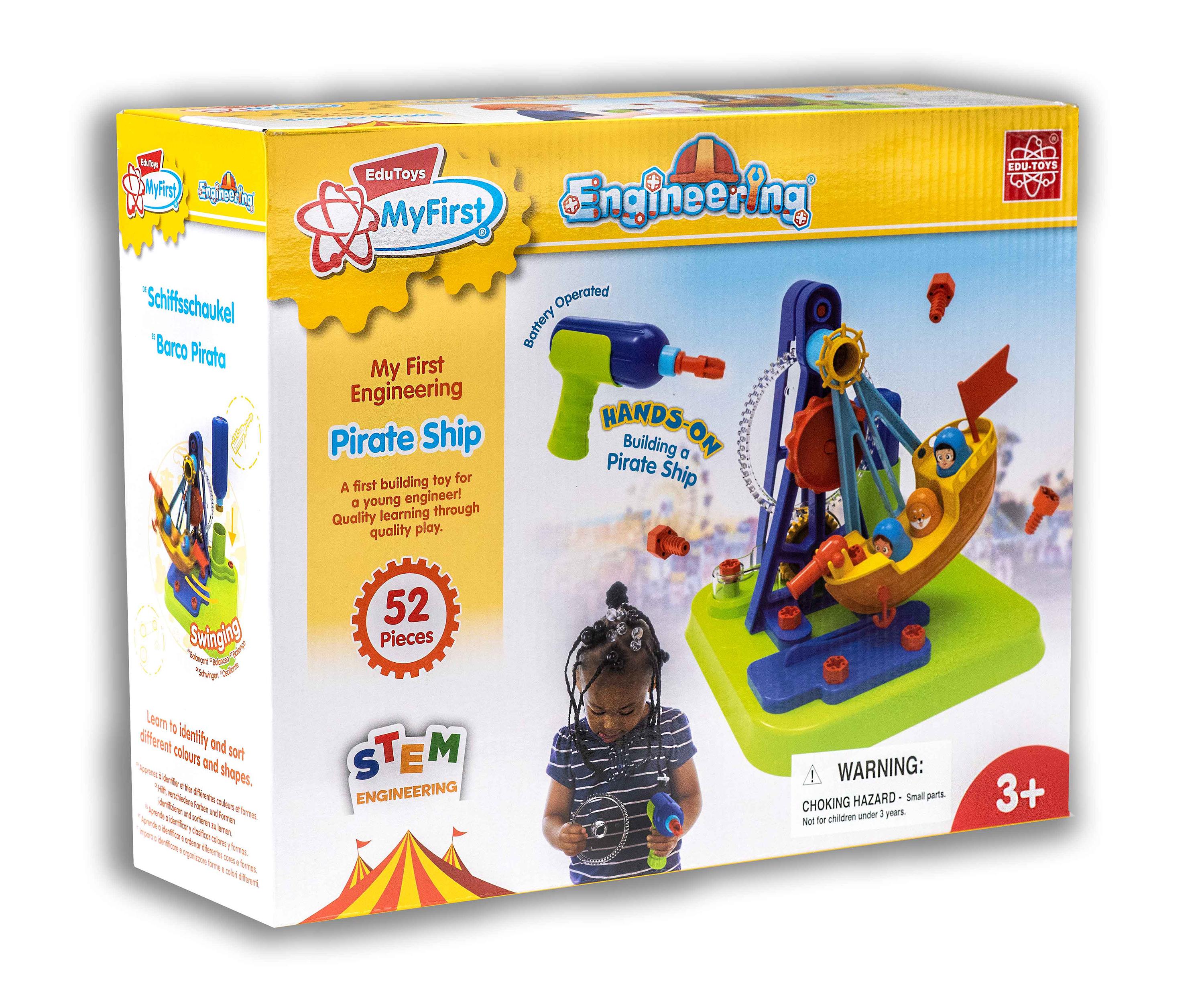 Edu Toys My First Engineering Pirate Ship STEM Toy