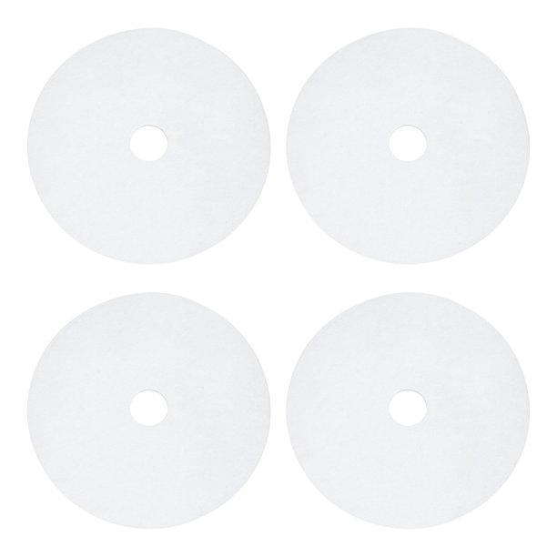 Uxcell 4PCS Filtro de Reemplazo para Secadora, Kit de Filtro de Escape de Tela Redonda Universal de 40 x 260 mm para Múltiples Modelos de Secadora, Blanco