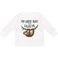 thumbnail image 3 of Inktastic My Great Aunt Loves Me Cute Sloth and Baby Boys or Girls Long Sleeve Toddler T-Shirt, 3 of 5