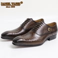 thumbnail image 3 of KRE Prime Men Luxury Oxford Snake Skin Prints Classic Style Dress Leather Shoes, 3 of 10