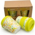thumbnail image 1 of czcpp-Coffee Tasse de Voyage Lavable au Lave-Vaisselle et Portable - Ensemble de 2 Tasses de Voyage Réutilisables avec Couvercles, Matériau PLA, Écologique, Design Étanche, et Micro-Ondes Sûr, 280ml (Lime), 1 of 4