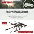 thumbnail image 5 of Yakima HangOut Car Trunk Compact Foldable 2 Bicycle Mount Rack Carrier, 5 of 12
