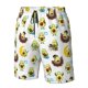 thumbnail image 4 of Balery Funny Avocado In Mexican Clothes Traje de Baño Estilo Hawaiano para Hombre, Shorts de Secado Rápido con Bolsillos-Medium, 4 of 6