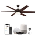 thumbnail image 4 of Westinghouse Cayuga 60 in. Black-Bronze Finish Reversible Blades (Applewood/Cherry) Frosted Opal Glass Smart WiFi Technology, 4 of 11