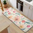 thumbnail image 5 of Pioneer Flower Floral Print Pattern Kitchen Rug Mat,Kitchen Runner Rugs Non Skid Washable,Decorative Kitchen Floor Mats for Kitchen,Sink,Laundry,17"x47.2", 5 of 7