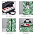 thumbnail image 4 of Hirioo Leopard print St. Patrick's Day for Lightweight Backpack, Durable and Comfortable, Ideal for Travel, School, Hiking, and Everyday Use, 4 of 9